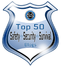 Top 50 safety security survival blogs badge